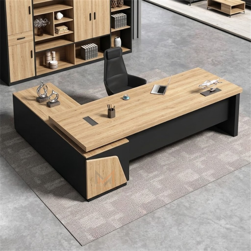 Bureau BASKO avec retour Réf A0358