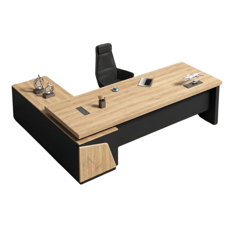Bureau BASKO avec retour Réf A0358
