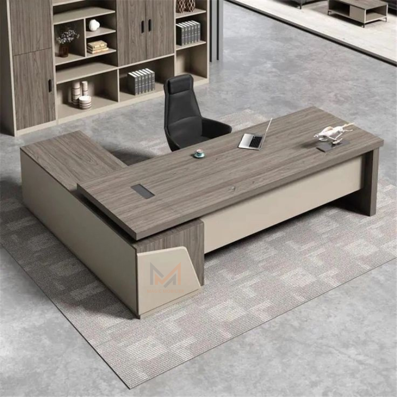 Bureau BASKO avec retour Réf A0358
