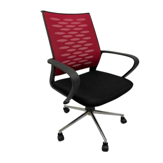 Fauteuil operateur META rouge Réf A0030