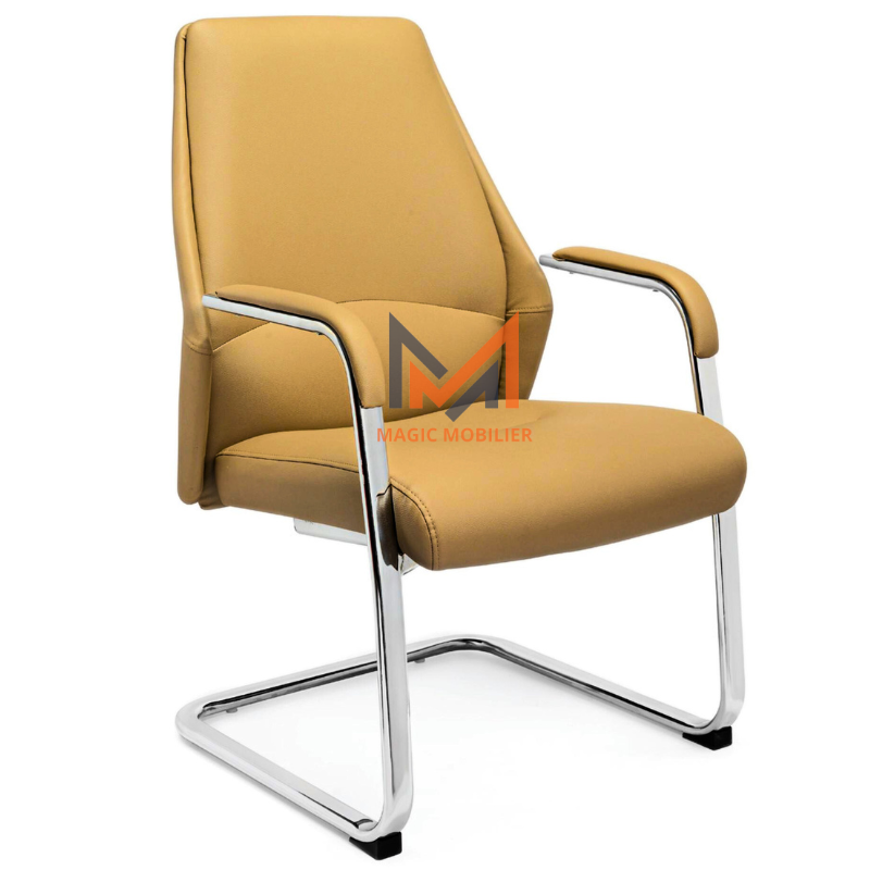 Fauteuil Visiteur ergonomique SAGA CAMEL Réf. A0497