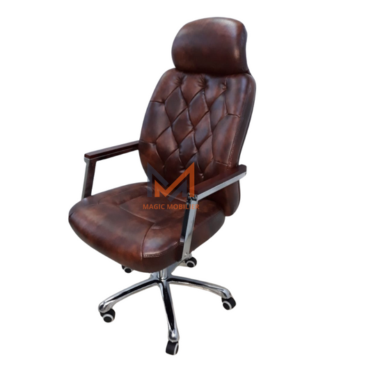 Fauteuil Président Ergonomique VIGO Marron Réf. A0375