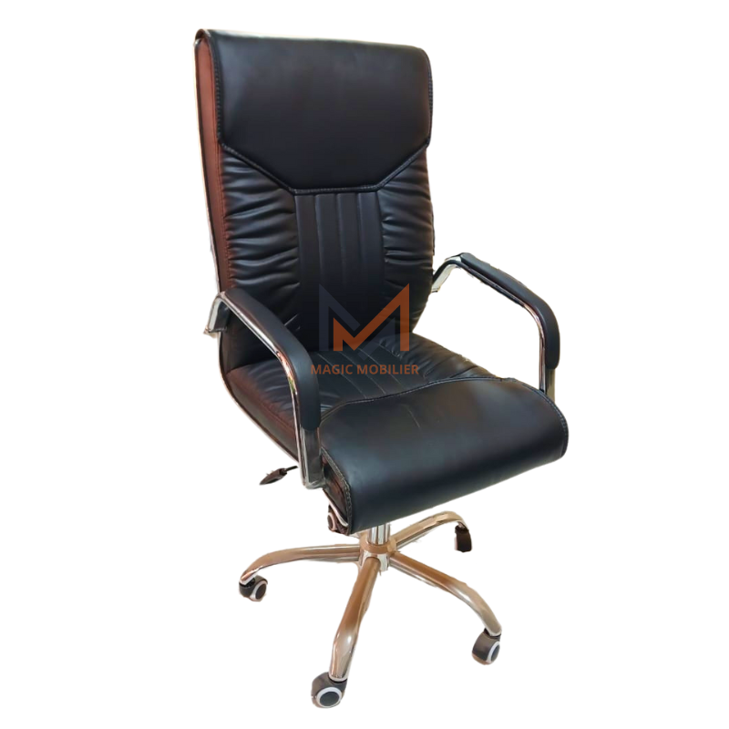 Fauteuil Président Ergonomique noir NOVASKO Réf. 019#
