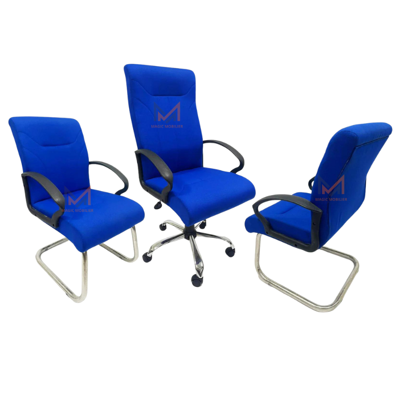 Ensemble Fauteuil bleu  joker + Réf. A0017