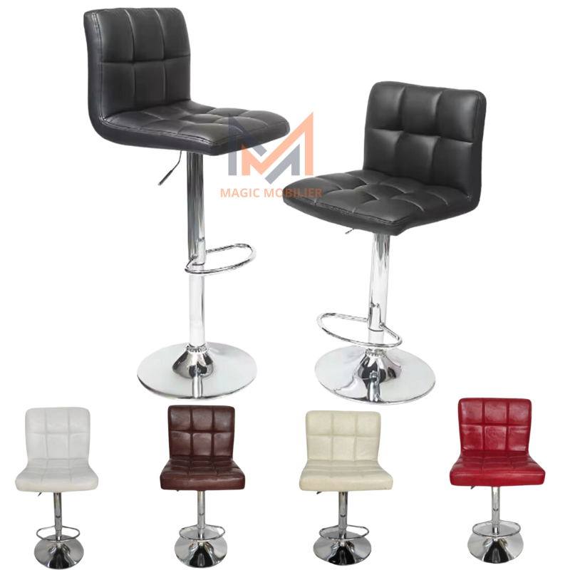 Tabouret en simili cuir Réf. A0430