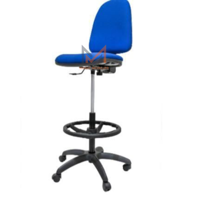 Tabouret B-line repose pied plastic + base plastic Réf. 0439