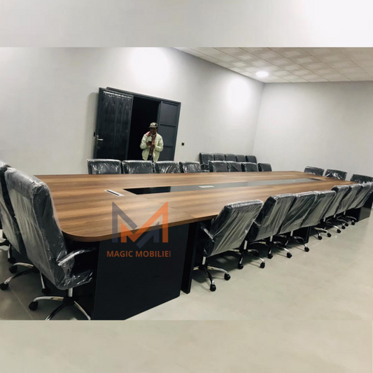 Table de réunion en bois 7m Réf. A0412