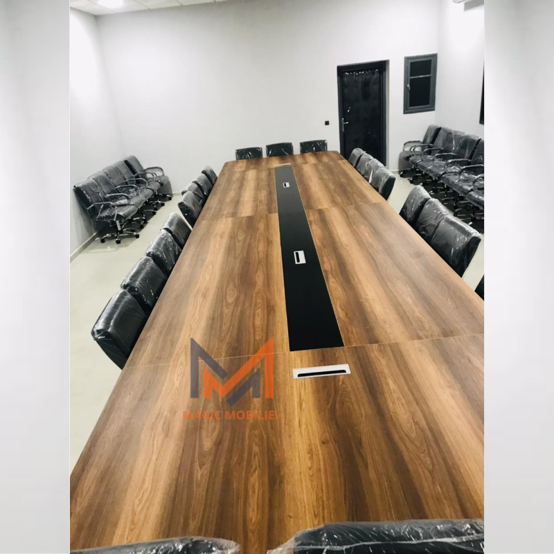 Table de réunion en bois 7m Réf. A0412