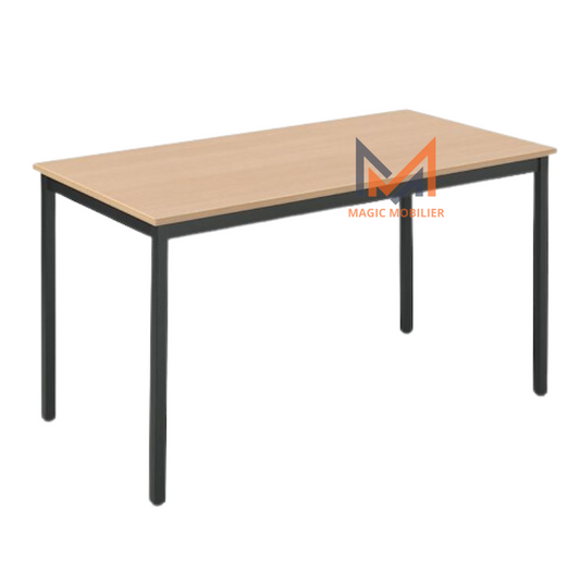 Table Scolaire biplace tub carré A0199