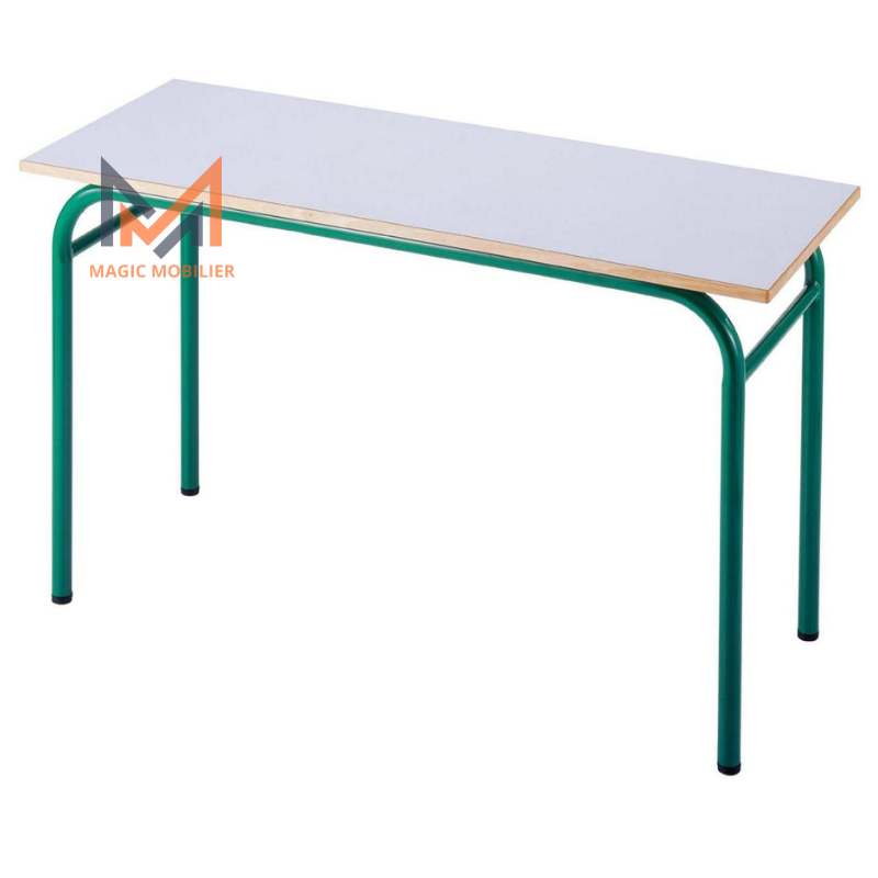 Table Scolaire Biplace sans Casier Réf. A0142