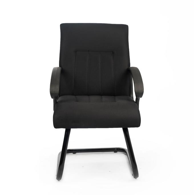Ensemble Fauteuils BOUNO en tissu/simili cuir NOIR A0195