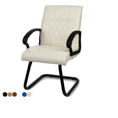 Fauteuil visiteur JOKER BLANC Réf A0157