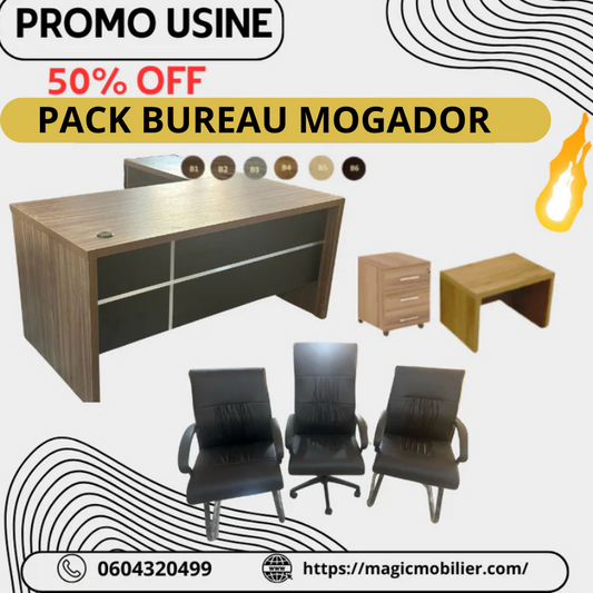 ENSEMBLE BUREAU MOGADOR Réf A-2025-1243