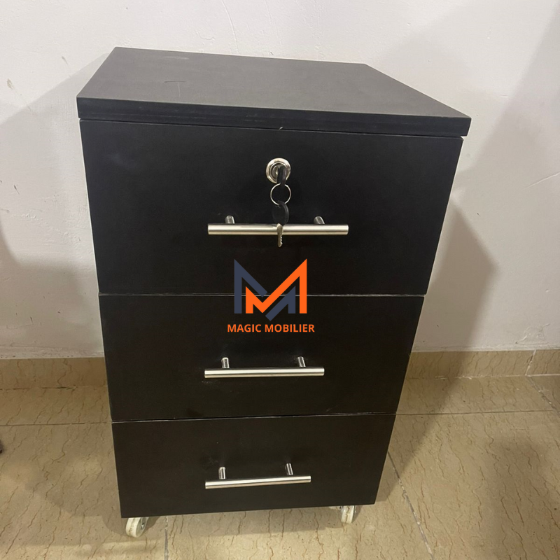 Caisson en bois a 3 tiroirs Réf. A0668