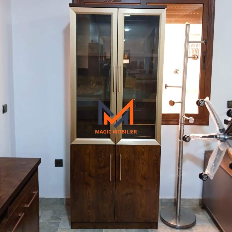 Armoire haute semi vitrée Réf. A0507