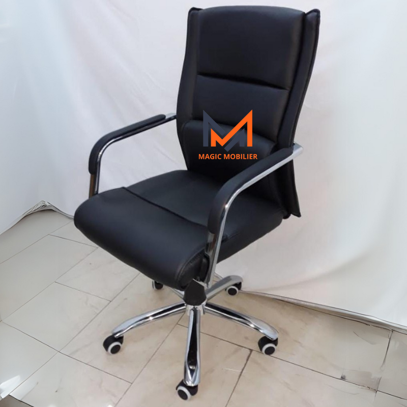 Fauteuil Président Ergonomique noir LAGOS Réf. 883 A