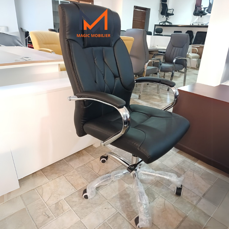 Fauteuil ergonomique SIRAJ Noir Réf. 1024 A