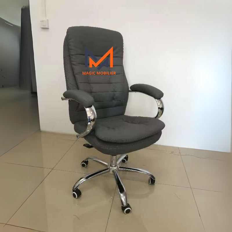 Fauteuil de Direction RIKASO gris Réf. A0261