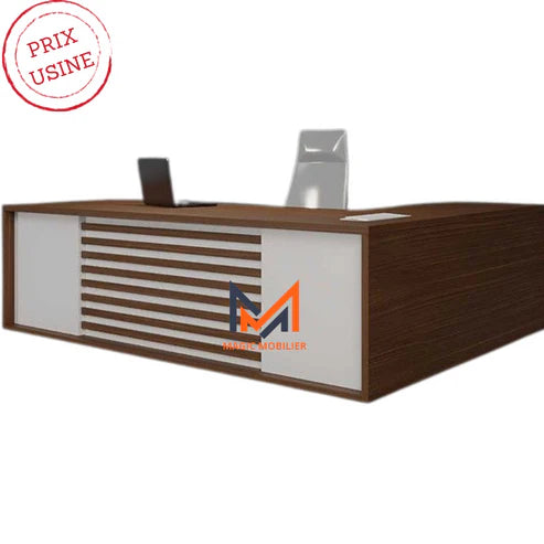 Bureau de direction SILK avec retour Réf. A0607