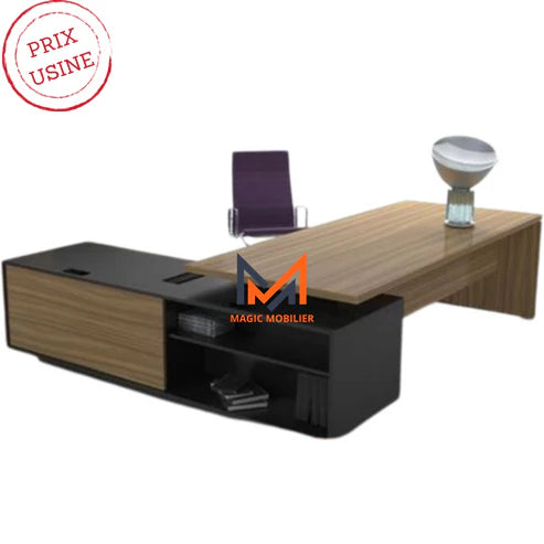 Bureau de direction OKINA avec retour Réf. A0605