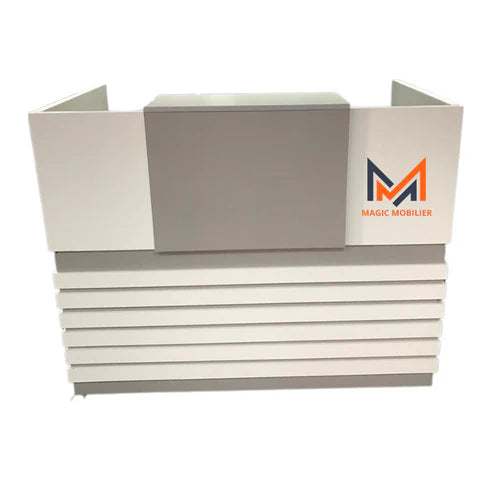 comptoir d'accueil en bois avec caisson Réf. A0549