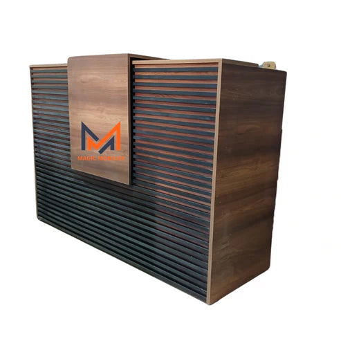 Comptoir d'accueil avec bardage Réf. A-2024-621