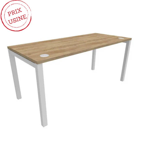 Bureau individuel petite profondeur avec caisson A-2024-696