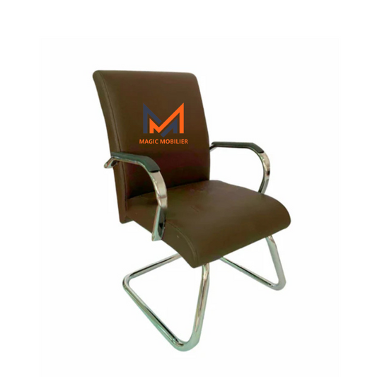 Fauteuil visiteur JOKER++  MARRON Réf A0160