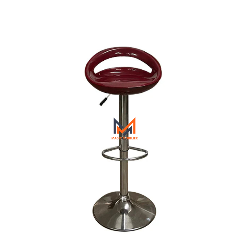 Tabouret grenat