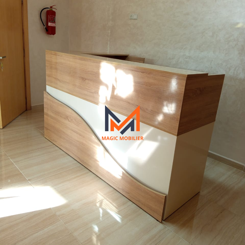 Comptoir d'accueil avec retour Réf. A0638