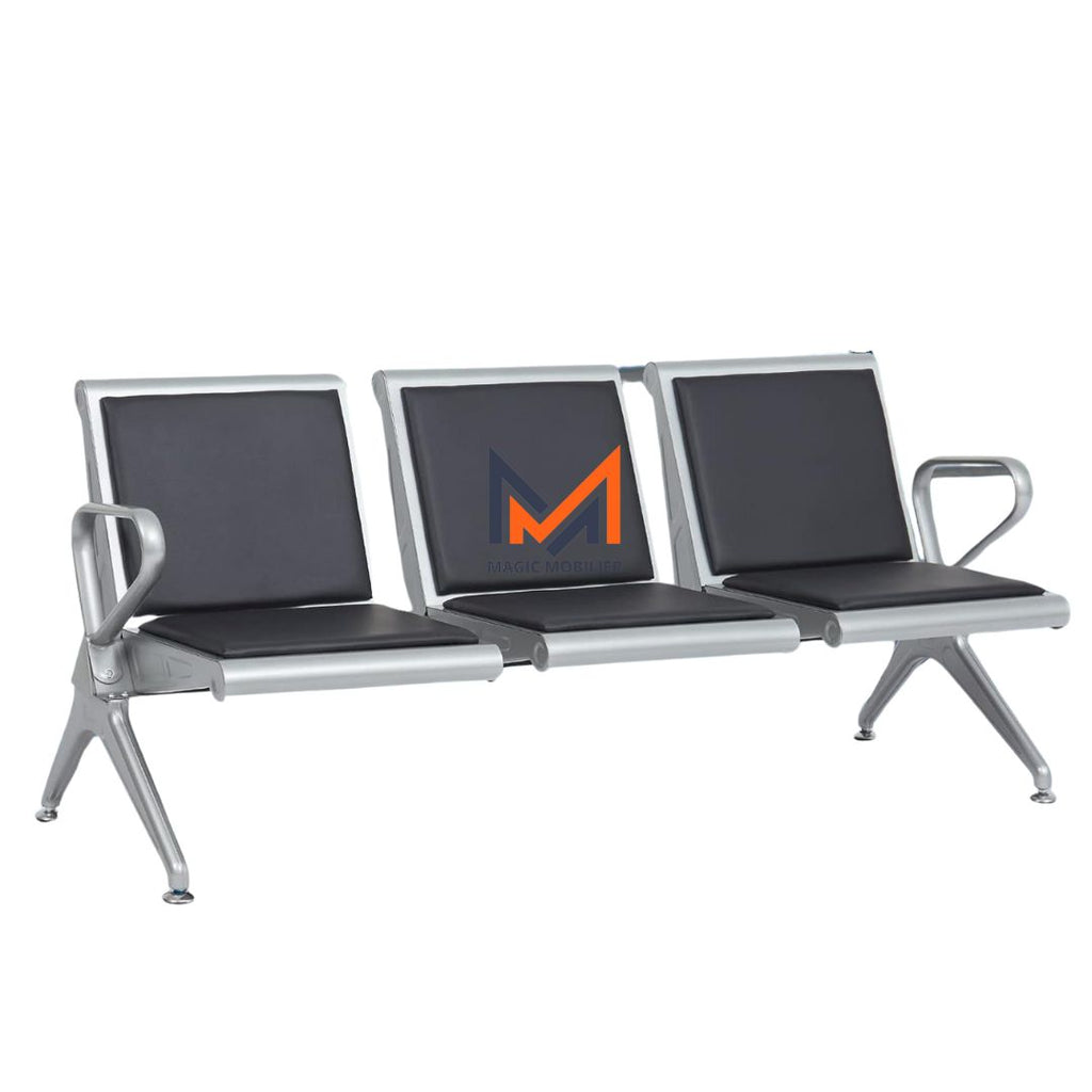 Banquette de réception 3 places avec 2 accoudoirs Réf. A0483